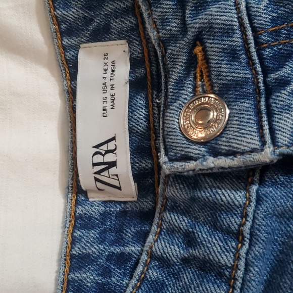 Zara Denim - Zara denim pleated jean
